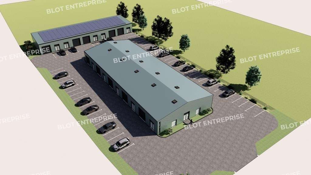 A vendre locaux d'activités neuf 592m² à Loudéac