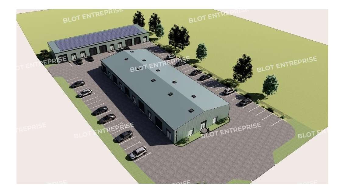 A vendre locaux d'activités neuf 416m² à Loudéac