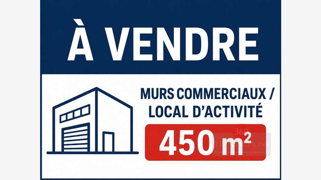 A vendre local d’activité de 450m² à Lubersac