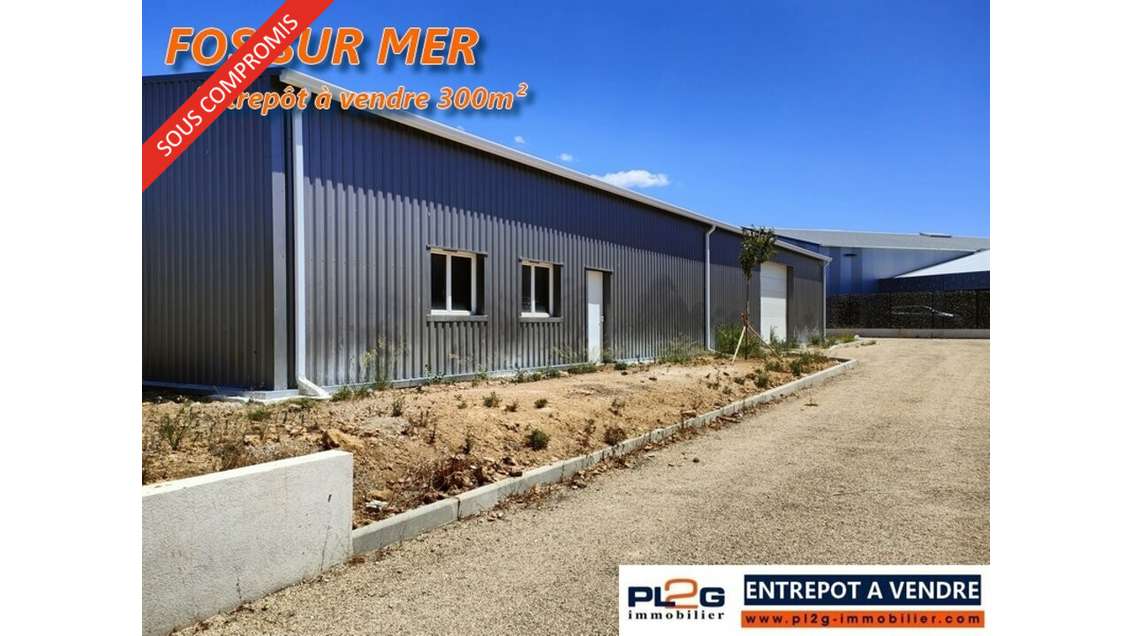 Entrepôt 305m² à vendre avec terrain à Fos sur Mer