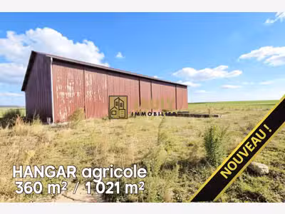 HANGAR agricole 360 m² / 1 021 m²