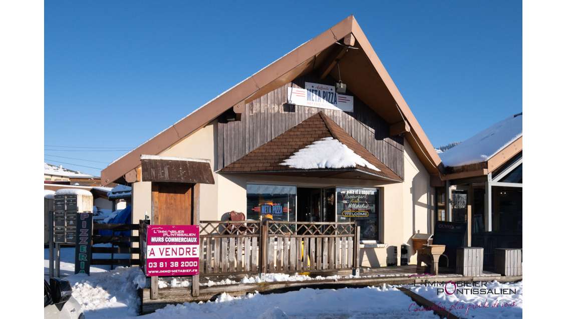 Vente murs restaurant libres de 120m² à Metabief