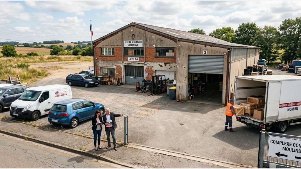 A vendre ensemble immobilier à 15 mn de Moulins