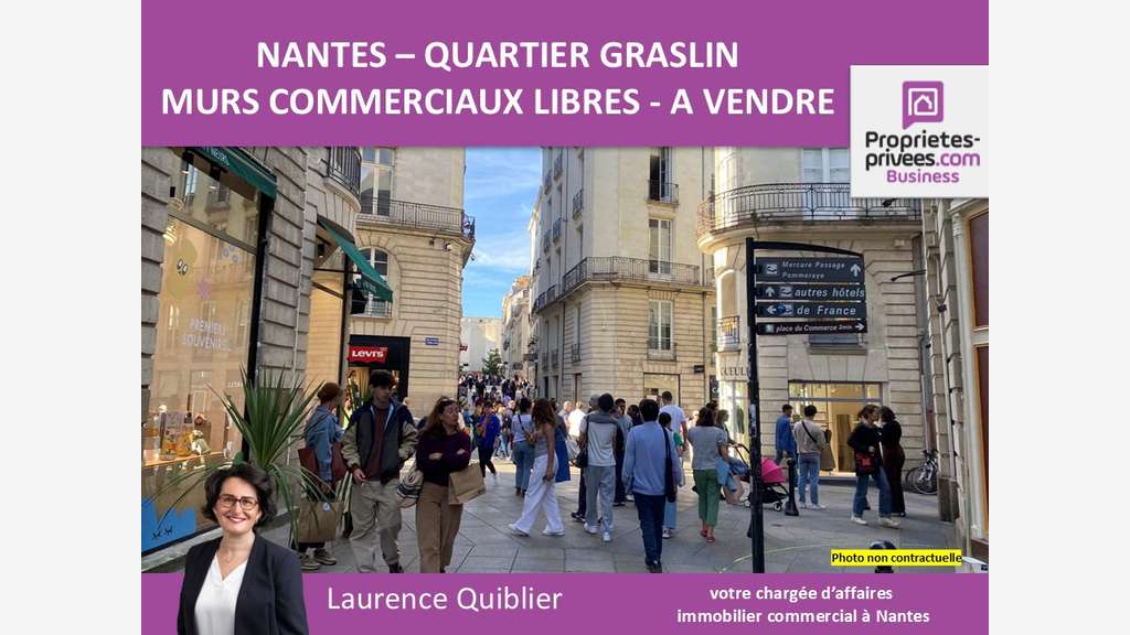 Murs commerciaux libres 87m² à vendre à Nantes