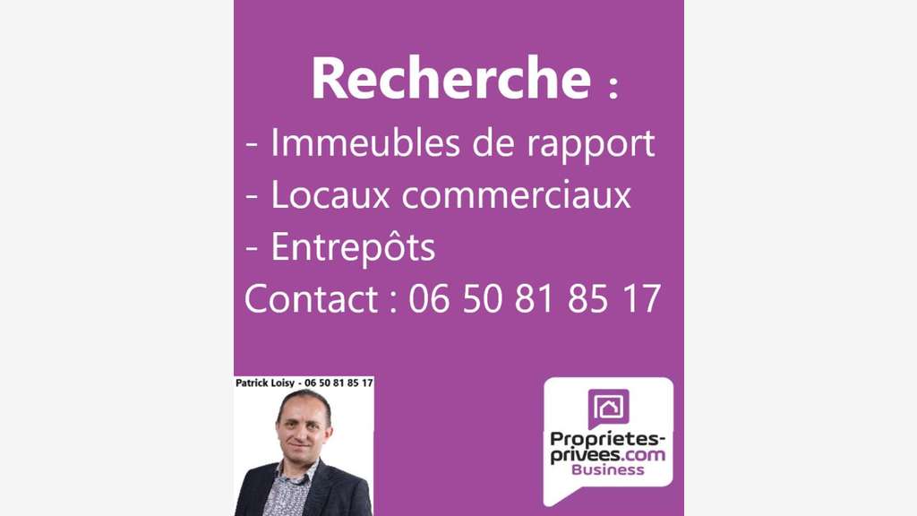 A vendre local de 200m² accès PMR à Nevers gare
