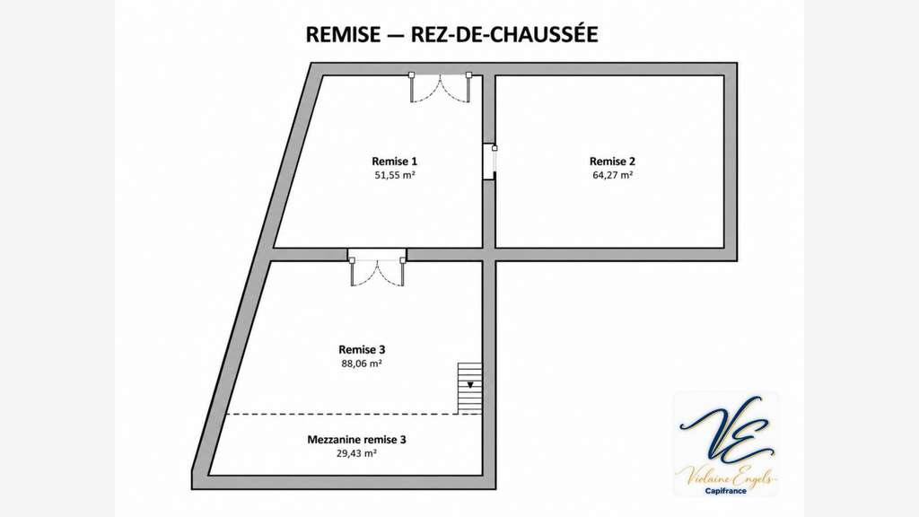 Atelier en pierre à vendre à Pépieux 233m²  