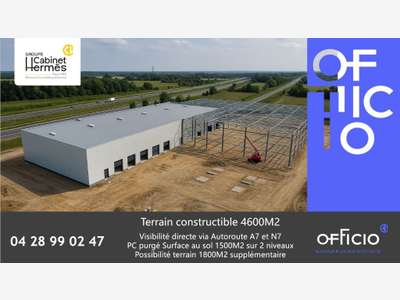 AV local 550m² parcelle 4660m² Portes les Valence