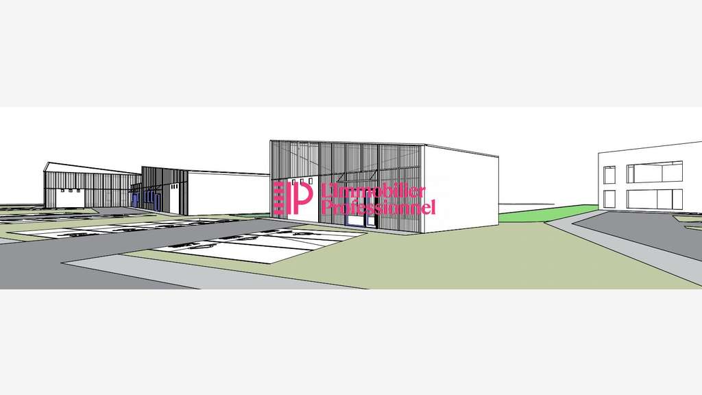 Entrepôt neuf brut de 150m² à vendre à Quéven