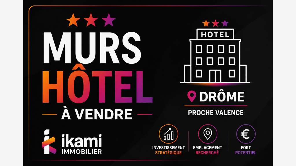 AV ensemble immo usage hôtel à Romans sur Isère