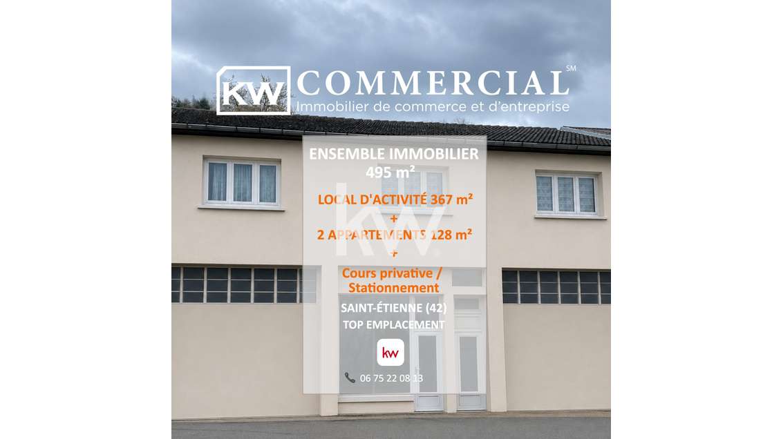 Ensemble immobilier 495m² Saint-Étienne Terrenoire