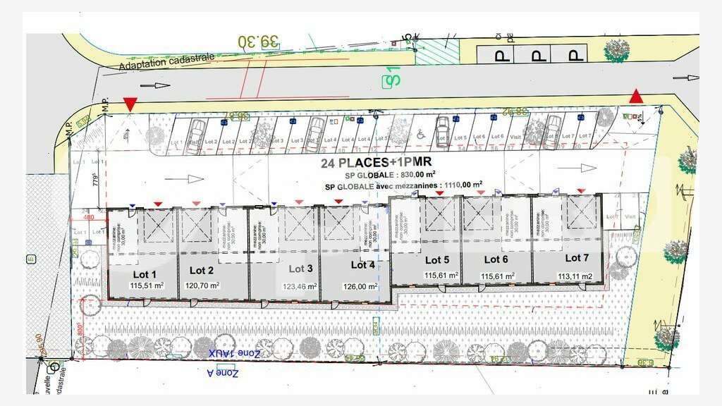 AV local d'activité 137m² à St Etienne la Varenne