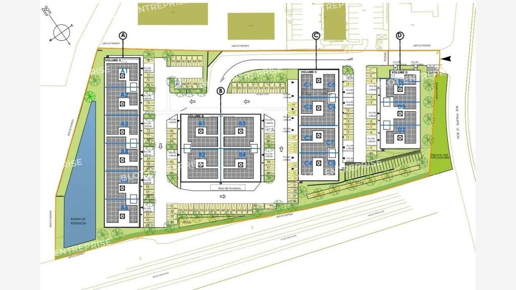 A vendre locaux d'activités 290m² à Saint-Herblain