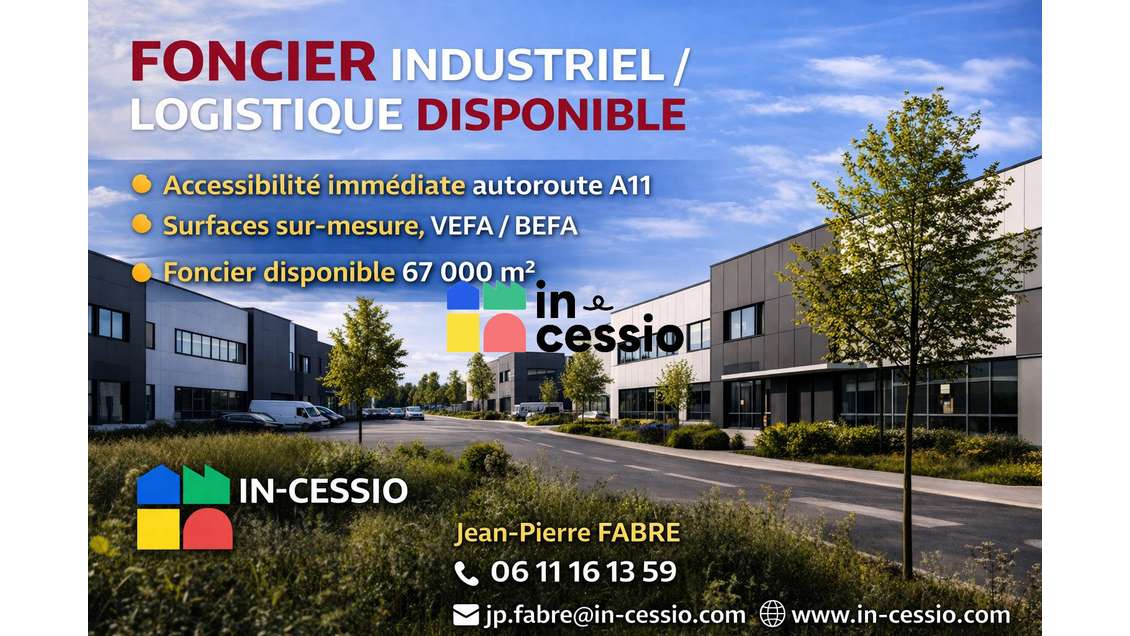 AV parc d'activités 67 000m² Montfort-le-Gesnois