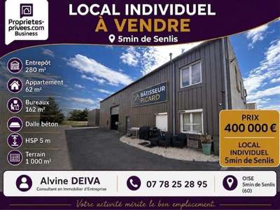 BARBERY - Local d'activité + Appartement 405 m²