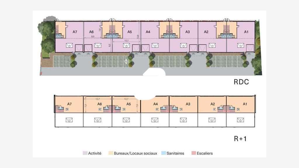Vente Local d'activité 1584m² Stains