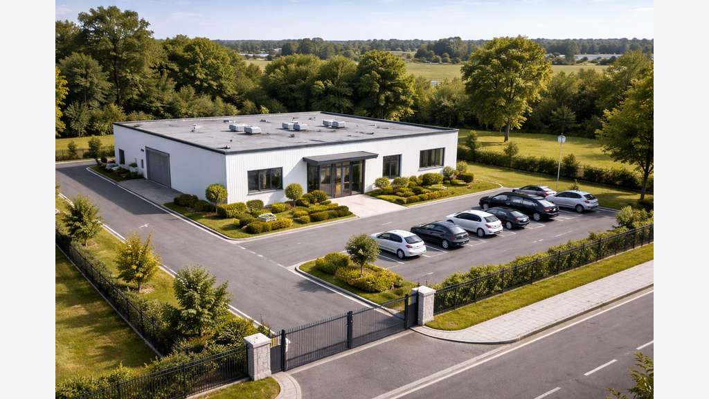 Site industriel bâtiment + terrain constructible -