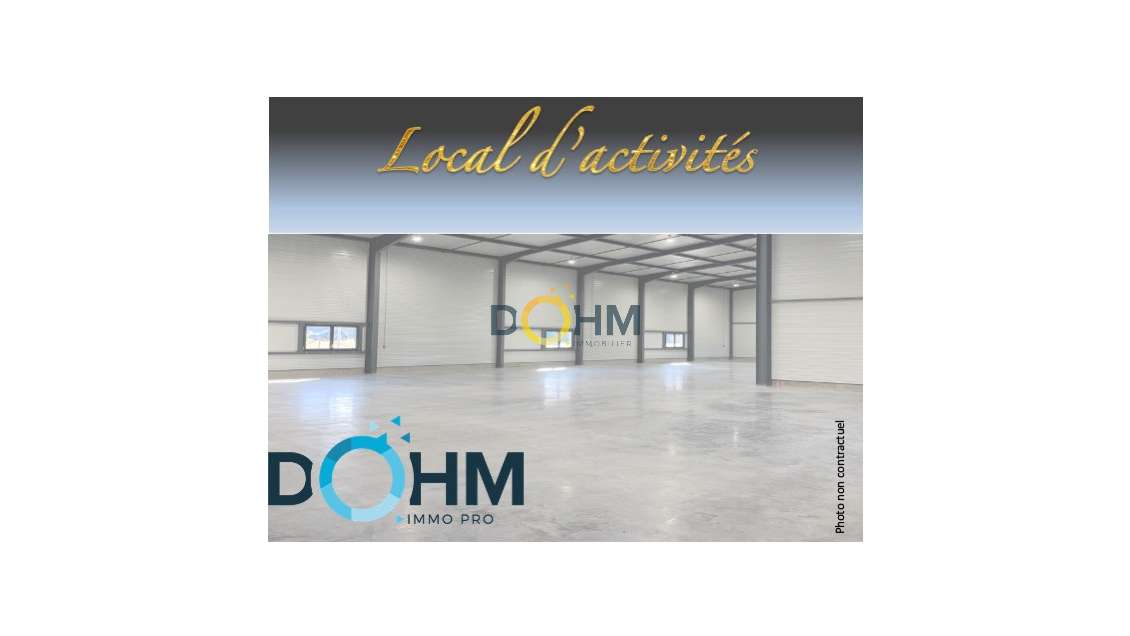 Vente local 1900m² avec bureaux à Unieux