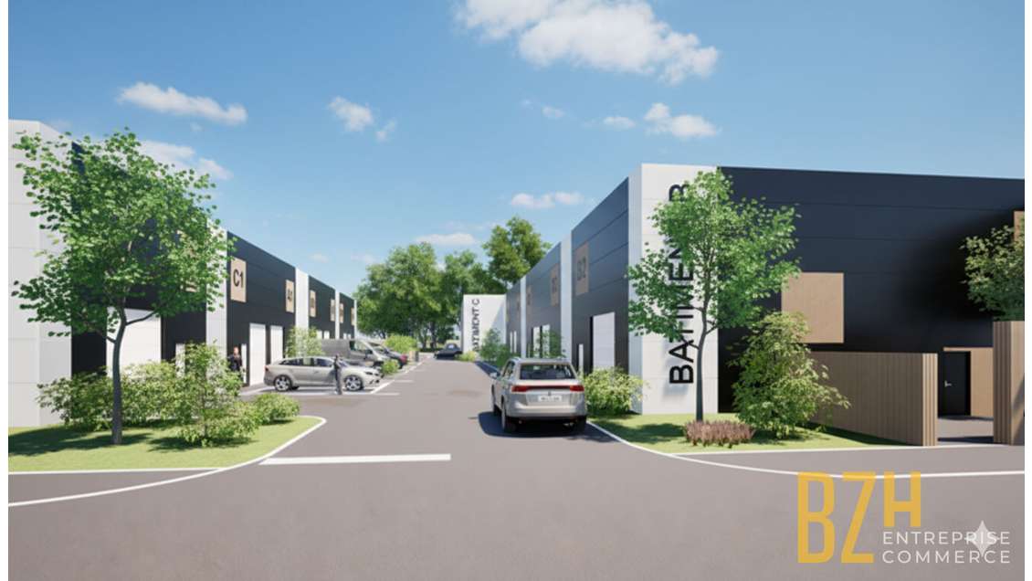 A vendre local d'activité 150m² neuf Vannes RN165