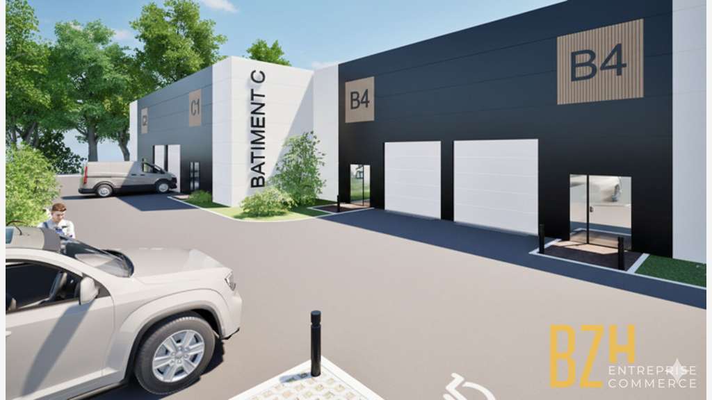 A vendre local d'activité 150m² neuf Vannes RN165
