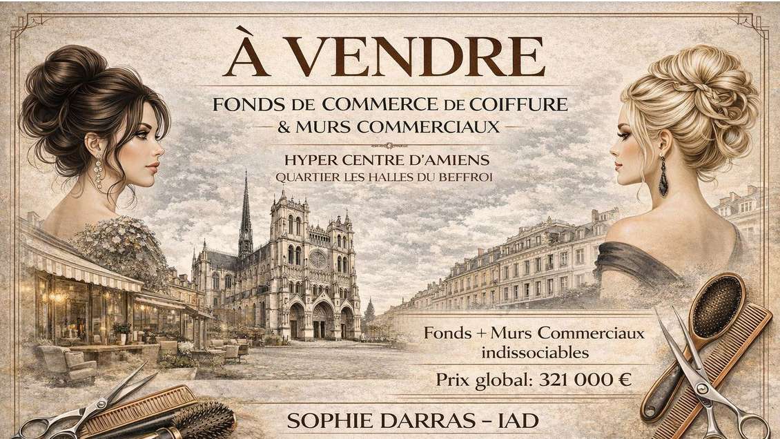 Vente murs commerciaux 35m² à Amiens