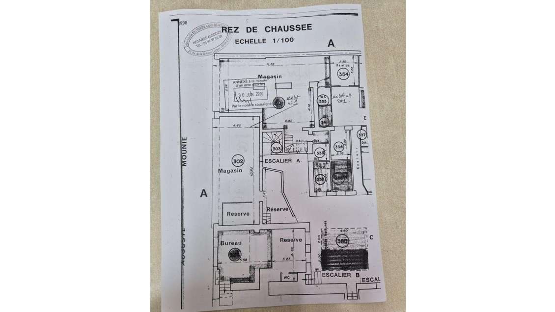 Vente murs commerciaux 209m² à Antony