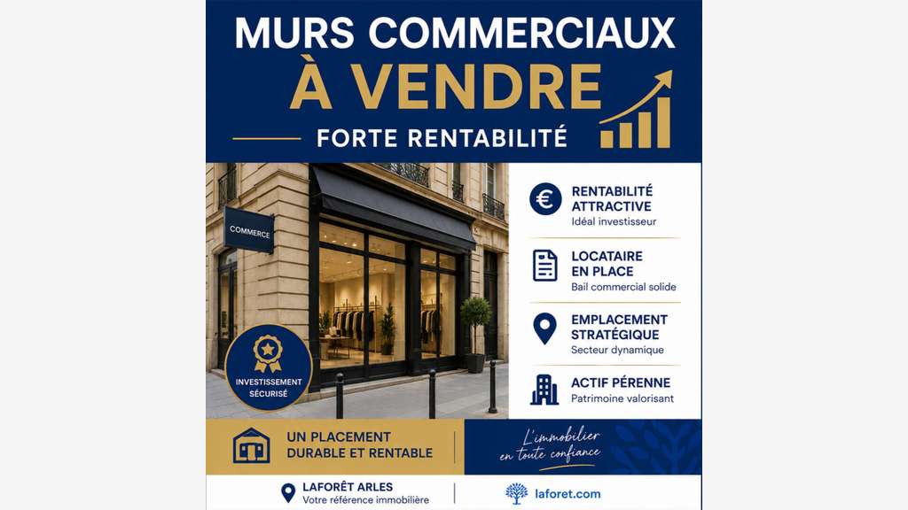 À VENDRE - MURS COMMERCIAUX LOUÉS - I