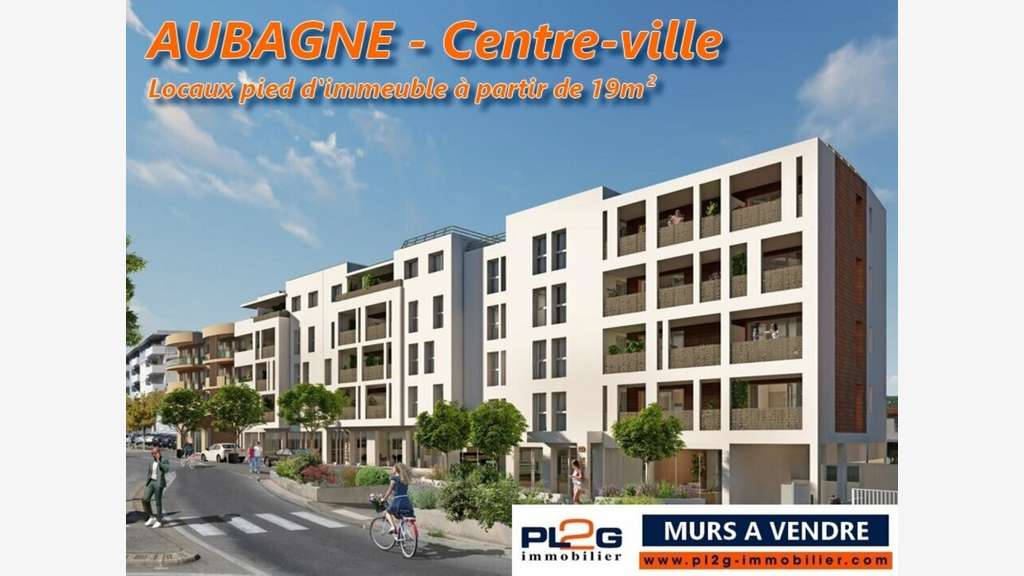 A vendre 5 cellules de 19m² à 128,8m² à Aubagne
