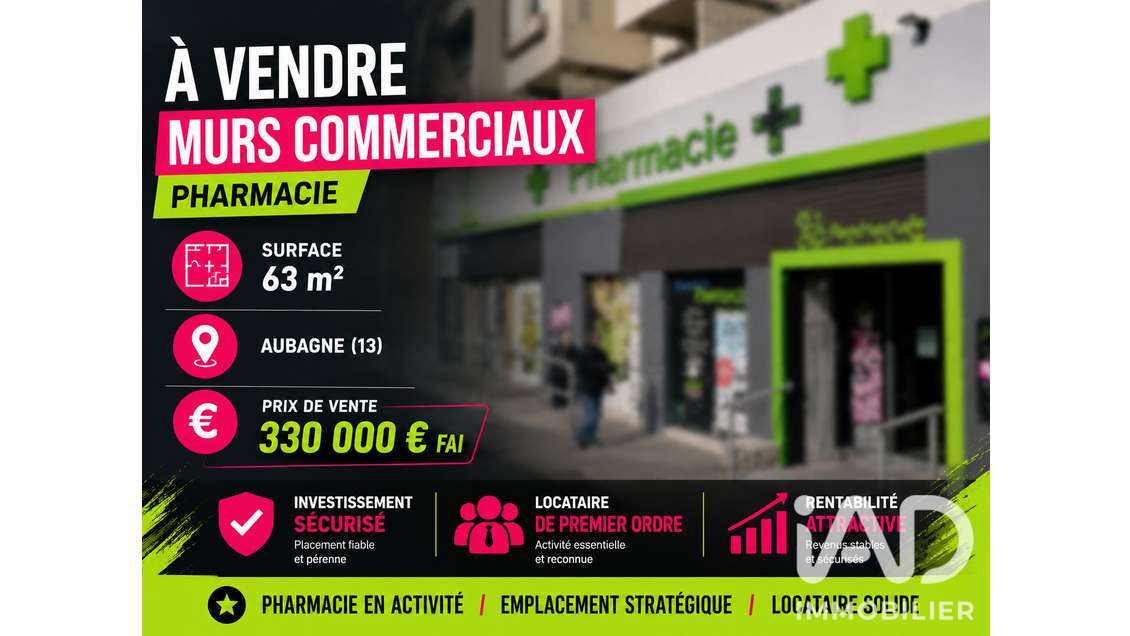 Local commercial à Aubagne