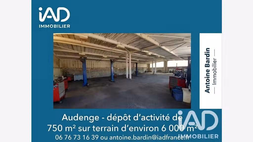 Vente dépôt d'activité pro de 750m² à Audenge