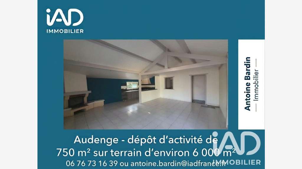Vente dépôt d'activité pro de 750m² à Audenge