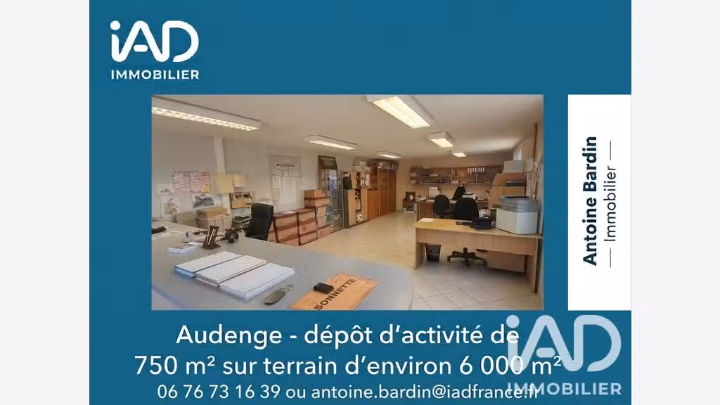 Vente dépôt d'activité pro de 750m² à Audenge