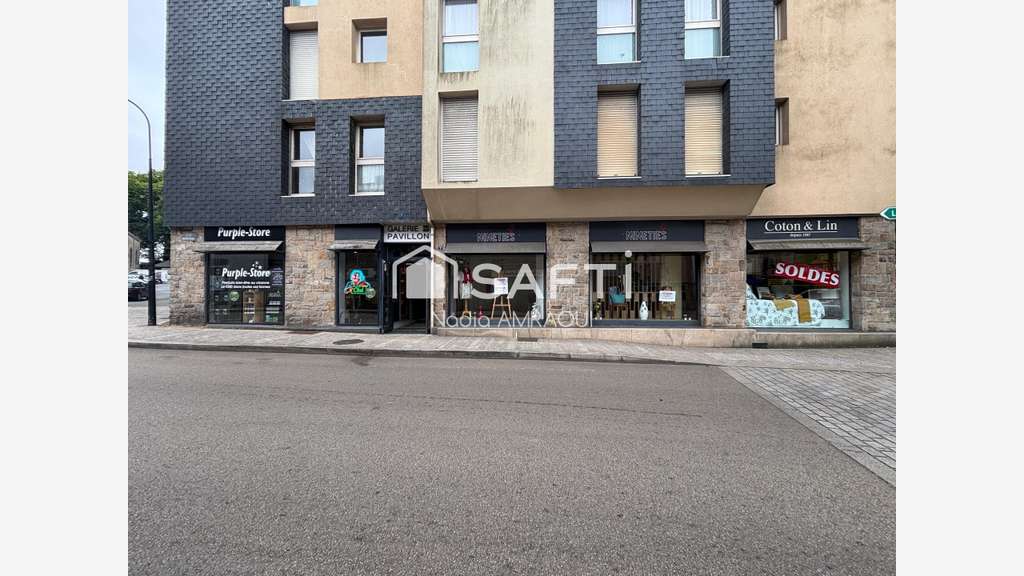 Vente murs commerciaux 40m² hyper centre d'Auray