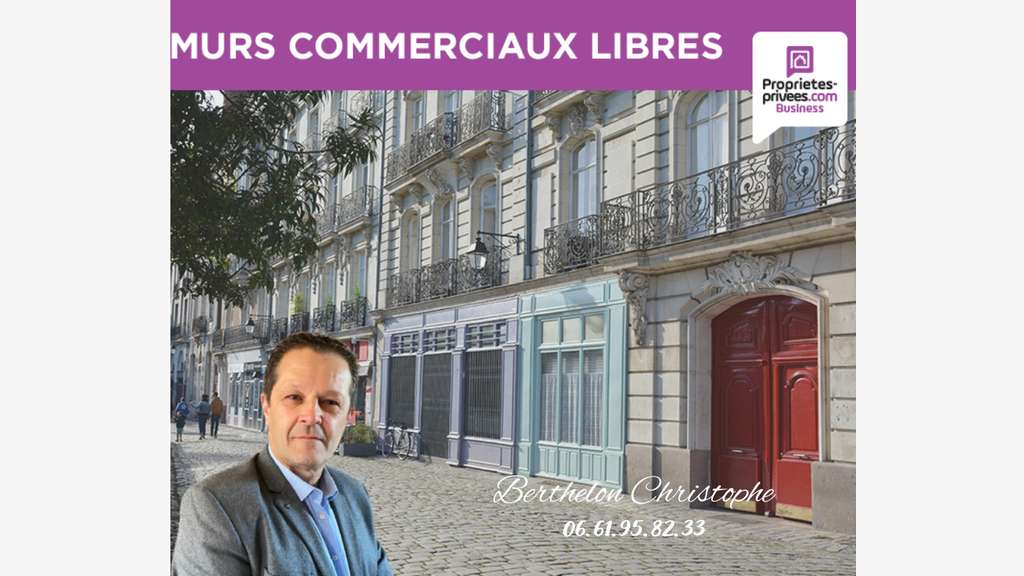 A vendre murs commerciaux libres 160m² à Auxerre