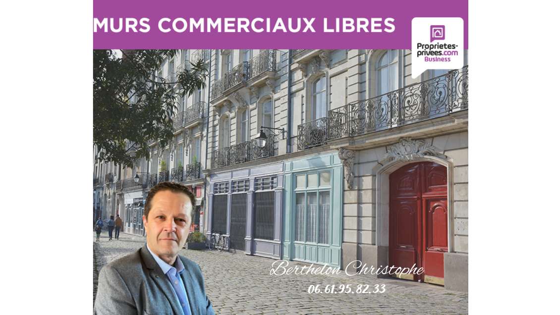 A vendre murs commerciaux libres 160m² à Auxerre
