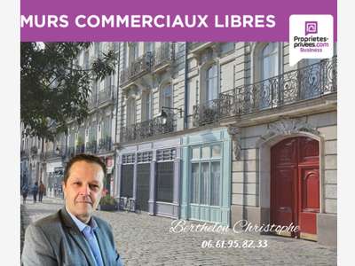 A vendre murs commerciaux libres 160m² à Auxerre