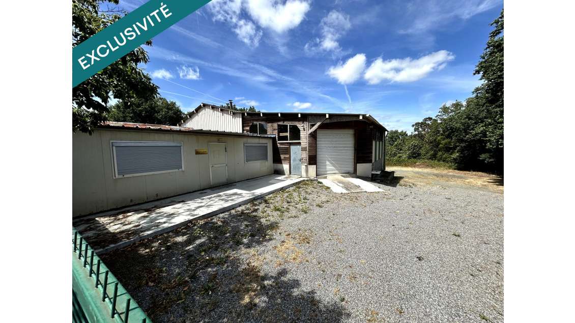 A vendre local artisanal + 15 box 330m² à Avessac