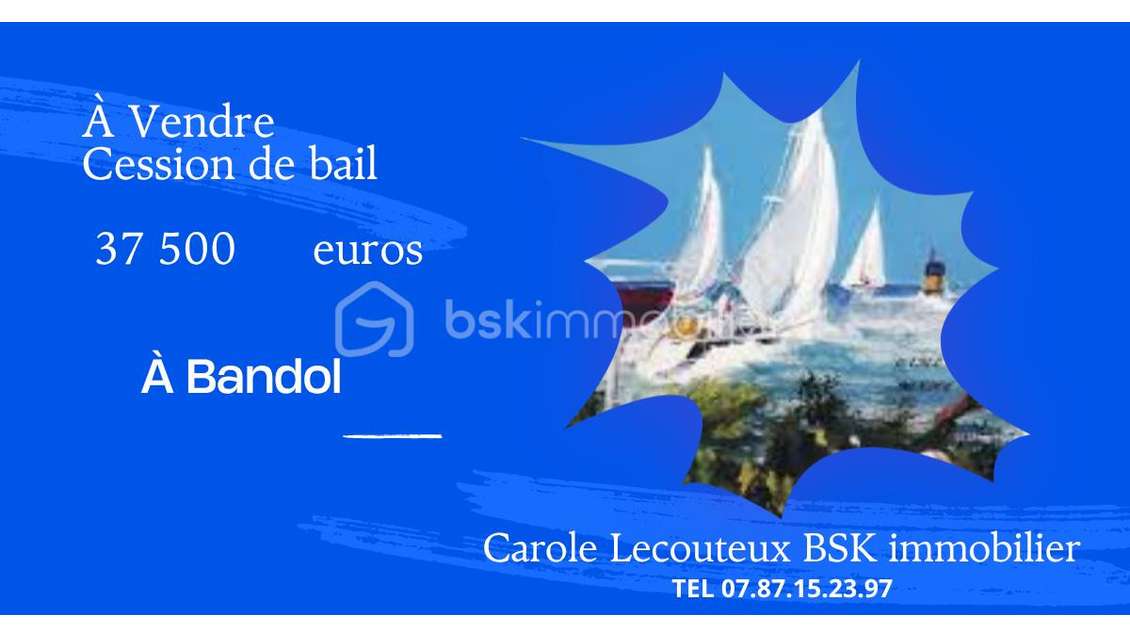 Cession de Bail local refait de 37m² à Bandol