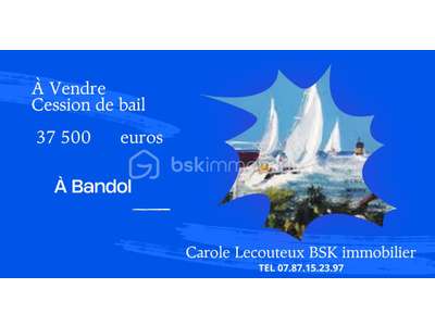 Cession droit au bail Locaux commerciaux - Boutiques à Bandol