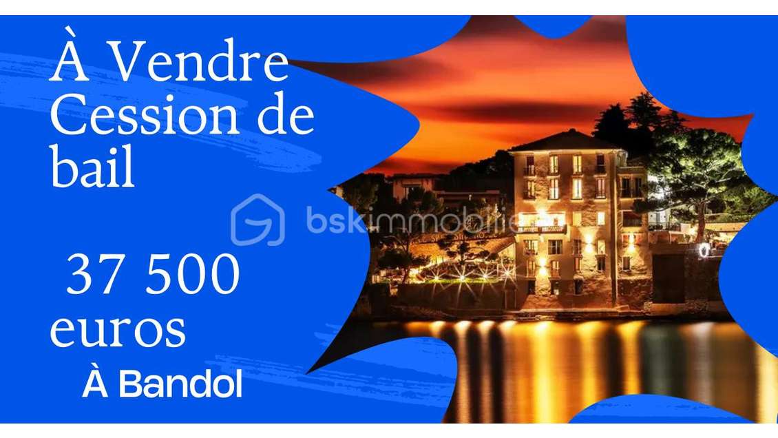 Cession de Bail local refait de 37m² à Bandol