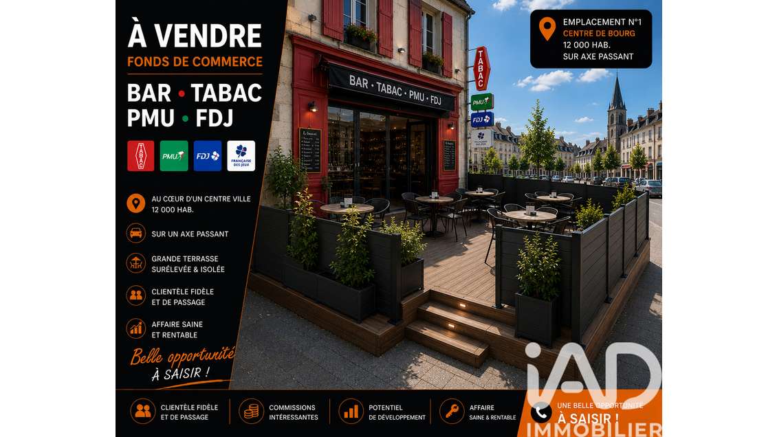 Local commercial à Baugé-en-Anjou