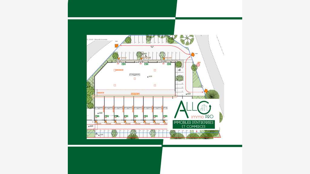 A vendre murs neufs 1042m² à Bénesse-Maremne