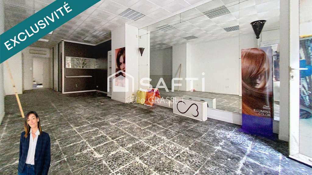 AV local commercial + appart 103m² Béziers centre