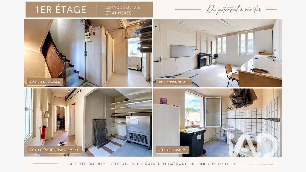 Vente local commercial libre de 180m² à Bolbec