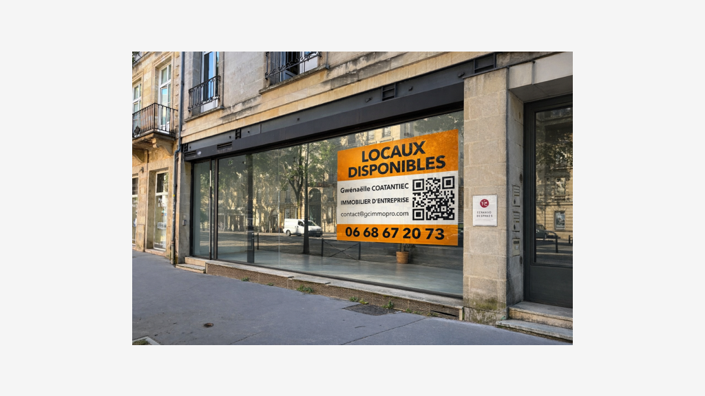 Local 255m² à louer à Bordeaux Jardin Public