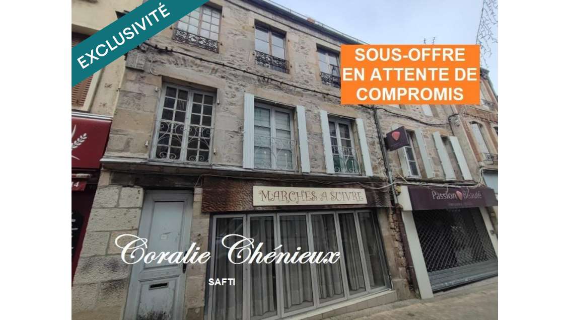 AV immeuble à rénover avec beau potentiel à Bort 