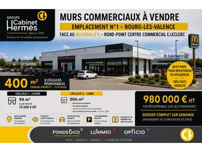 Vente Locaux commerciaux - Boutiques à Bourg-lès-Valence