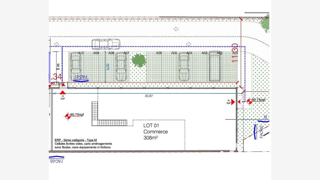 Vente local commercial 459m² à Brie-Comte-Robert