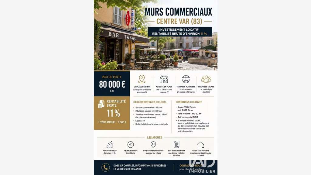 Local commercial à Cabasse