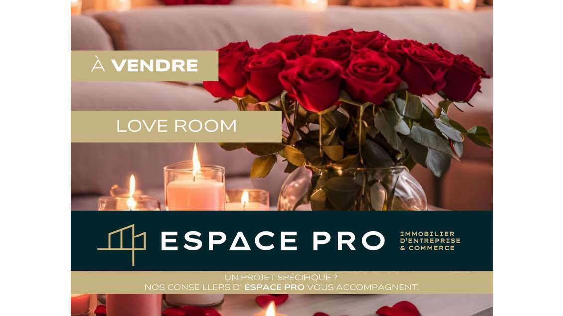 Vente local de 37m² concept Love Room à Caen