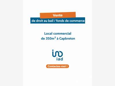 AV local commercial 350m² axe passant Capbreton